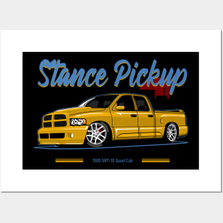 RAM 1500 SRT Stance Pickup Posters and Art